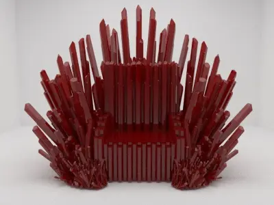 Crystal Throne 3D model