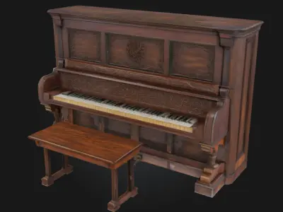 Antique Harmony  Elegance Preserved Through Time 3D model
