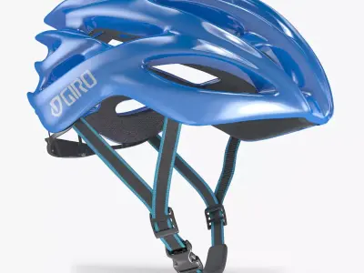 Bicycle Helmet Low-poly 3D model