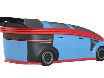 Futuristic  Car Concept 3D model