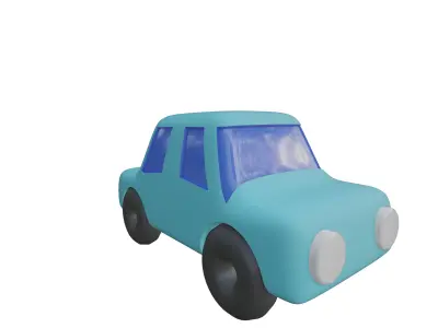 Car Lowpoly 01 Low-poly 3D model