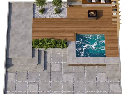 Backyard 05 3D model