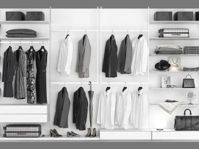 Walk-in Closet Rimadesio Abacus 2 3D model