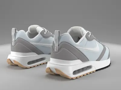 Air Max Dawn Grey Fog PBR Low-poly 3D model