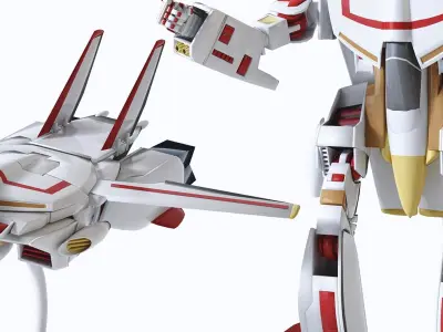 childrens vf-1j Toy Astrofortress 3D model