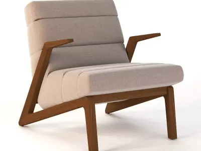 580 Rolf Benz Armchair 3D model