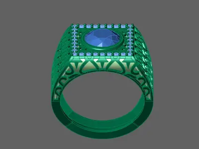 STL 3DM Gents Rings Ready Models Mens Rings 3D print model 3D print model