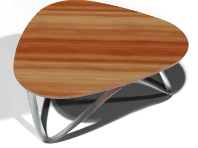 Modern Coffee Table  Low-poly 3D model