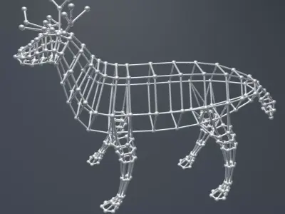 Vordnoi deer Free 3D print model