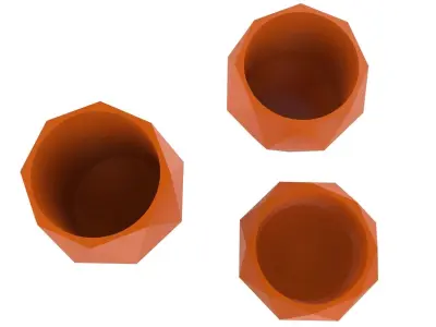 Vase for Plant 04 with 3 Different Sizes  3D print model