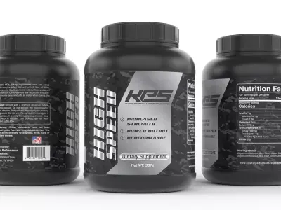 Protein Powder 3D model 25