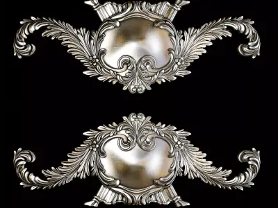 Classic carved 062 3D model