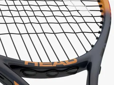 Tennis Racket Head IG Challenge  Low-poly 3D model