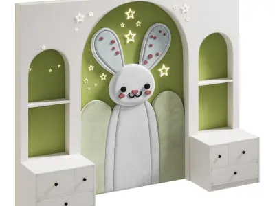 Kids wall panell 7 3D model