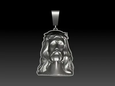 JESUS PENDANT 3D print model buy
