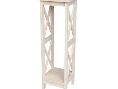 Eamon Square Multi-Tiered Plant Stand - 4 Colour 3D model