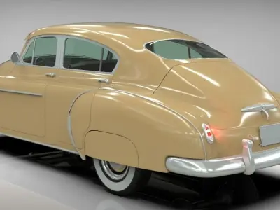 Chevrolet  Fleetline sedan 1949 midpoly 3D model