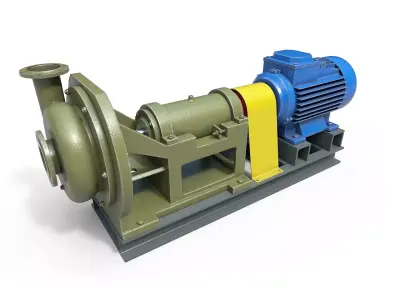 Pump centrifugal 3D model