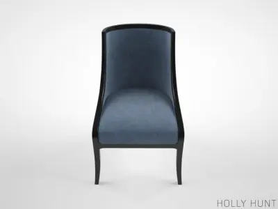 Holly Hunt Carlyle dining chair 3D model