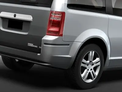 Dodge Grand Caravan 2008 3D model