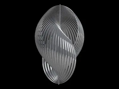 helistic golden spiral 3D print model