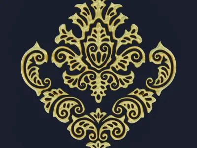 Ornament ornate design 3D model