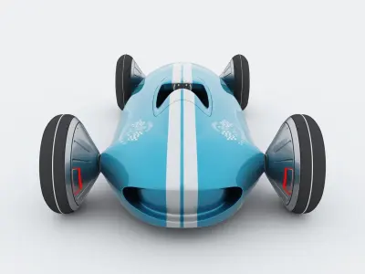 RACER 9 toy racing car 3D model