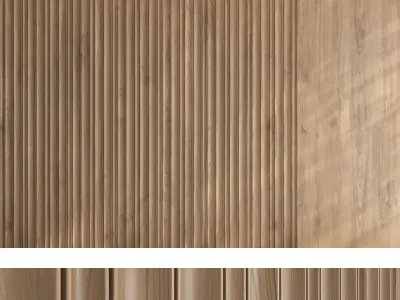 Wood panel set v07 3D model