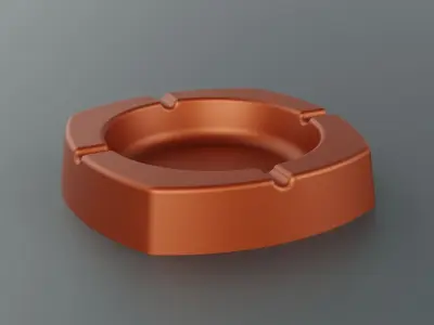 Ashtray 3D print model