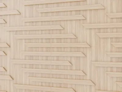 Wall wood V02 for your interior wall wood 3D model