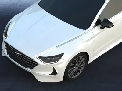 2020 Hyundai Sonata 3D model