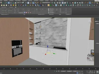 3Ds Max Corona Render Interior Scene  3D model