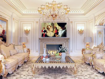 Wall paneling Decorative plaster OTTOCENTO  3D model