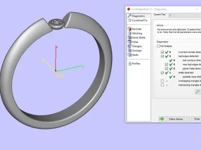 Soliter ring 3D print model Free 3D print model
