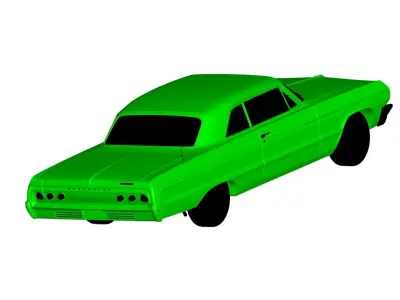 chevrolet impala ss 1964 3D model