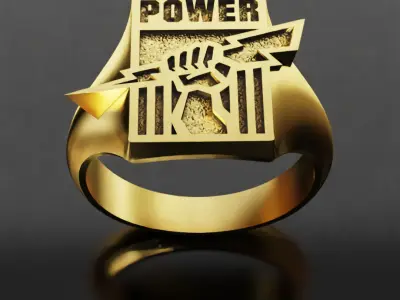 Port Adelaide Power Australia Football Fans 3D print model  3D print model