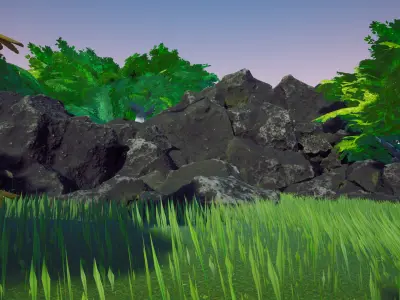 Stones and Rocks FREE Mini Pack - Unreal Engine 4 Free low-poly 3D model