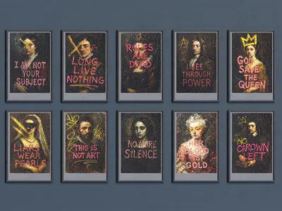 Frame Pack Vol 01 Low-Poly 3D Frame Collection Low-poly 3D model