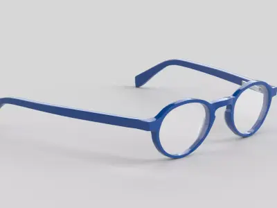 Boardstiff Eyewear Glasses Low-poly 3D model