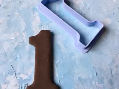 Set of numbers Cookie Cutter 3D print model  3D print model