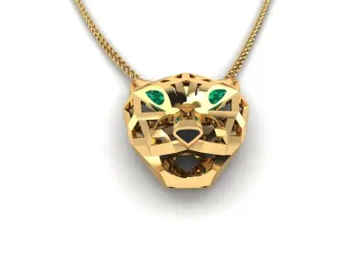 Panther net pendant 3D print model 3D print model