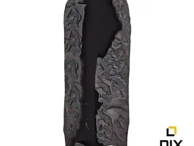 African Head Mask 3D model