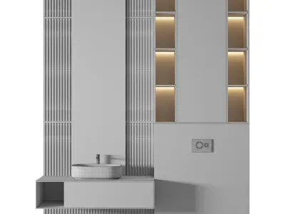 Luxury Bathroom 208 3D model