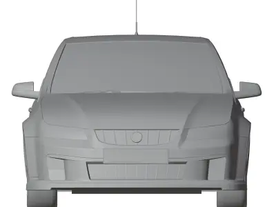 Australian pickup unbranded 3D model