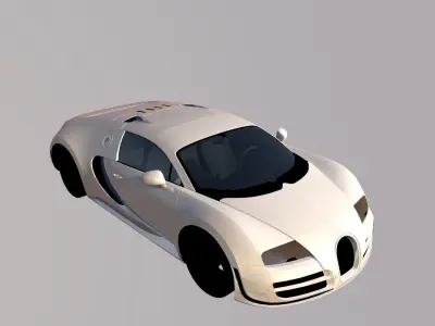 newCAR bugatti veyron 3D model