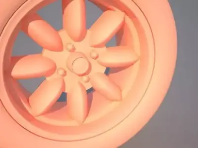 Chevy Yenko wheel printable 3D print model