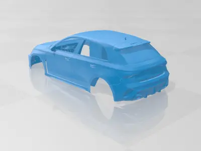 Audi RS3 Sportback 2025 - Body Car STL Model 3D print model