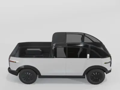 Canoo Pickup Wite 3D model