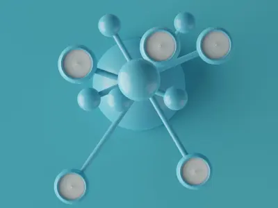 Teluria Candelabra 3D model