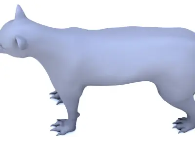 Wolf 3D Model 3D model